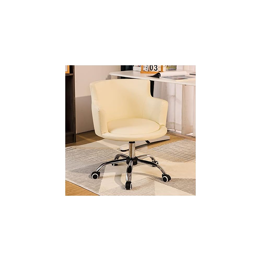 Comfortable Swivel Chair Swivel Office Chair, Ergonomic Computer Desk Chair, Height Adjustable Executive Task Chairs for Home Office Bedroom Adjust Rolling Chair